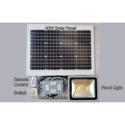 100W LED Solar Flood Light