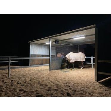 4 Horse Stable Solar LED Lighting Kit