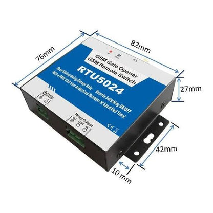 RTU5024 On/Off Relay 4G GSM Gate Opener Unit